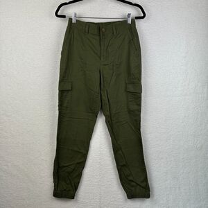 Gap Girlfriend Jogger Cargo Pants Womens 4 Green Hiking Active Outdoor Casual